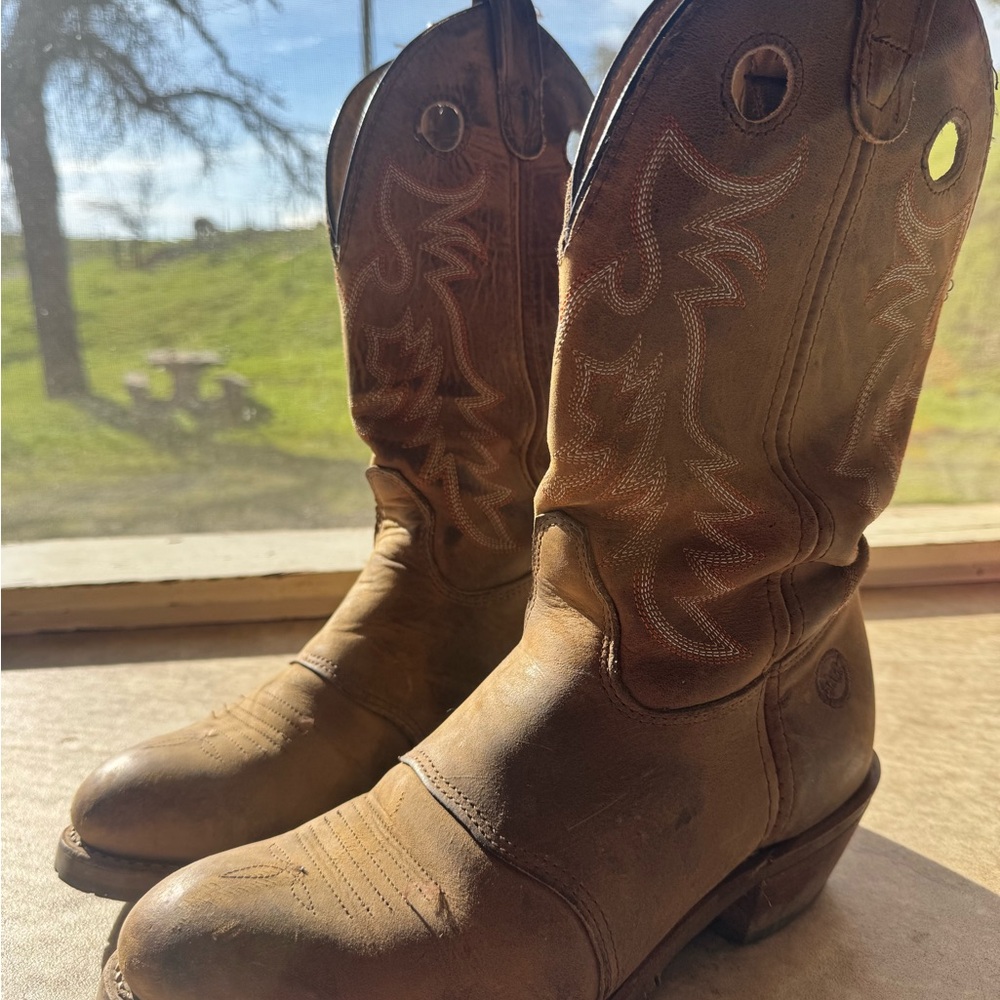 Double H Brown Western Boots